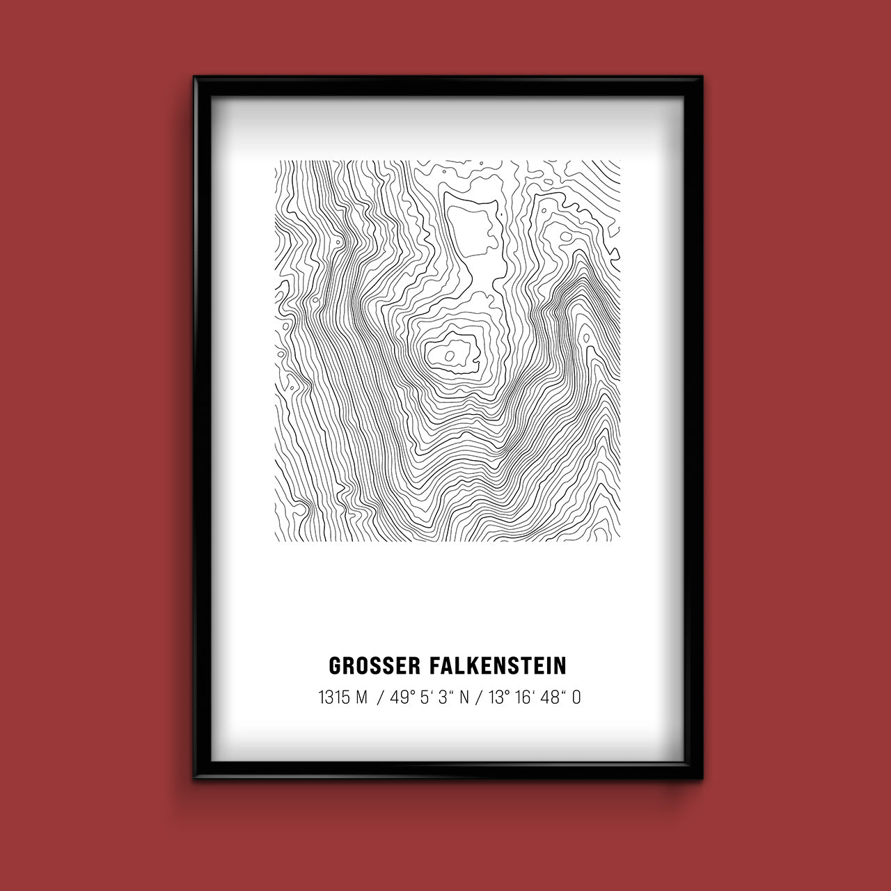 Poster "Großer Falkenstein"