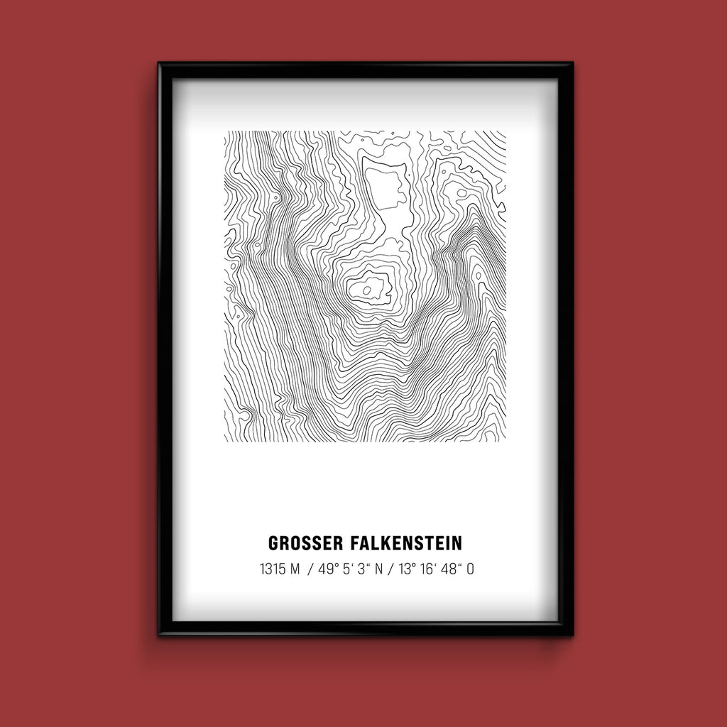 Poster "Großer Falkenstein"
