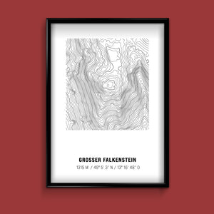 Poster "Großer Falkenstein"