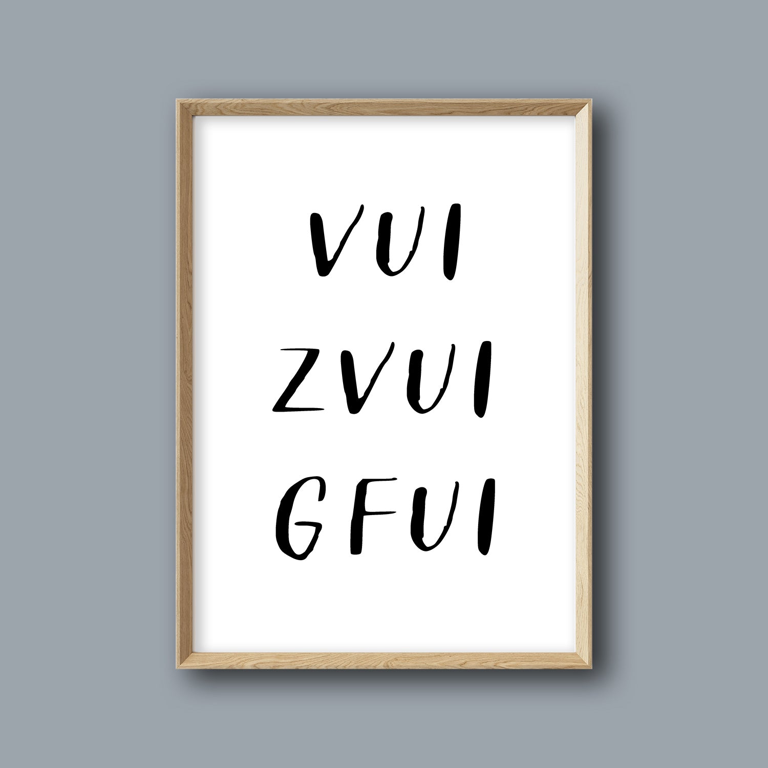 Poster "Vui zvui Gfui"