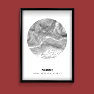 Poster "Zugspitze"