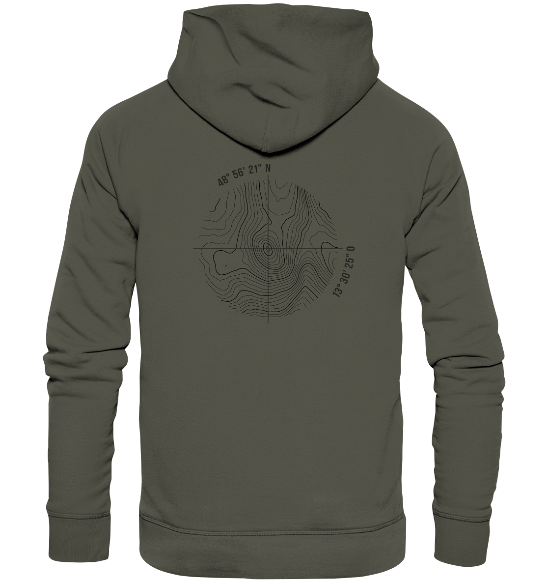 Hoodie "Topografie Lusen"