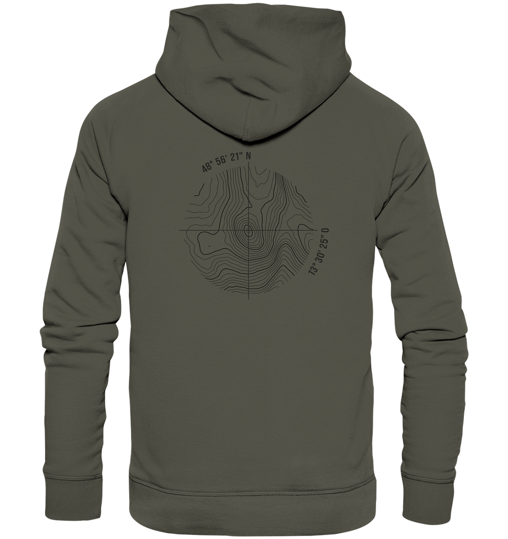 Hoodie "Topografie Lusen"