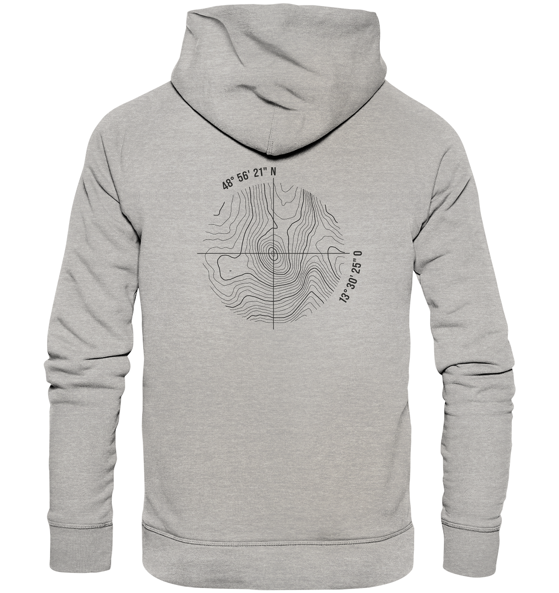 Hoodie "Topografie Lusen"