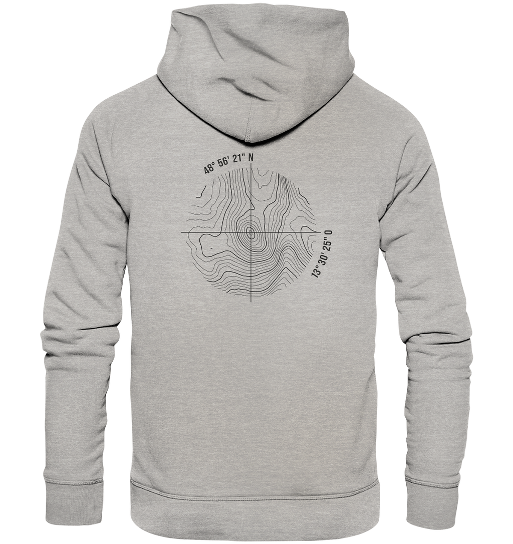 Hoodie "Topografie Lusen"