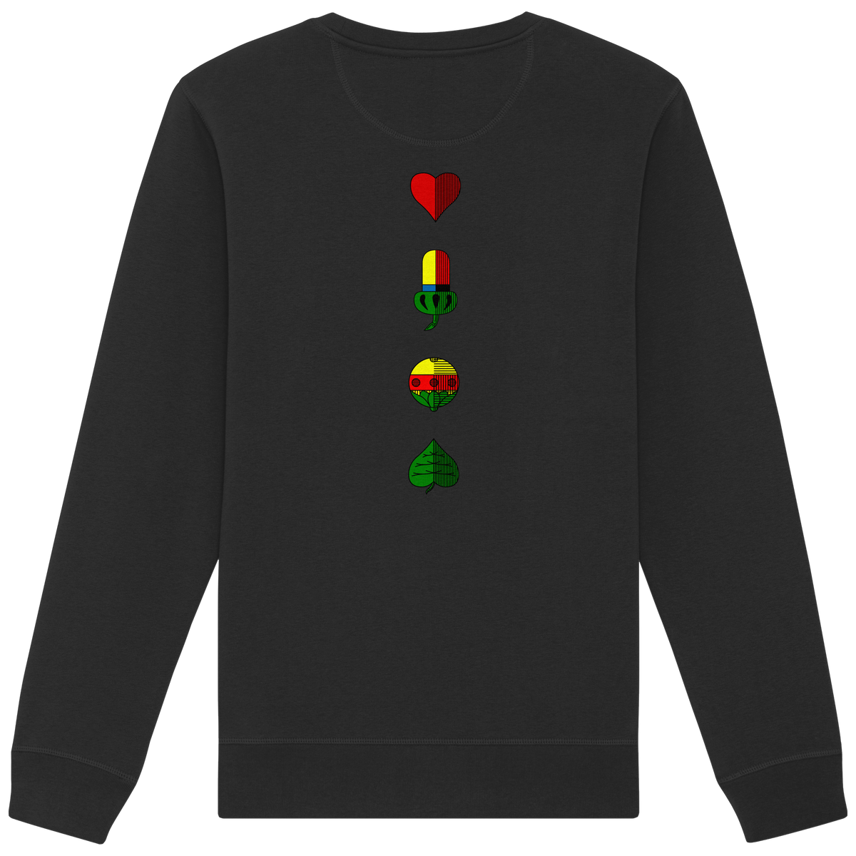 Sweatshirt "Alle Farben Rücken"