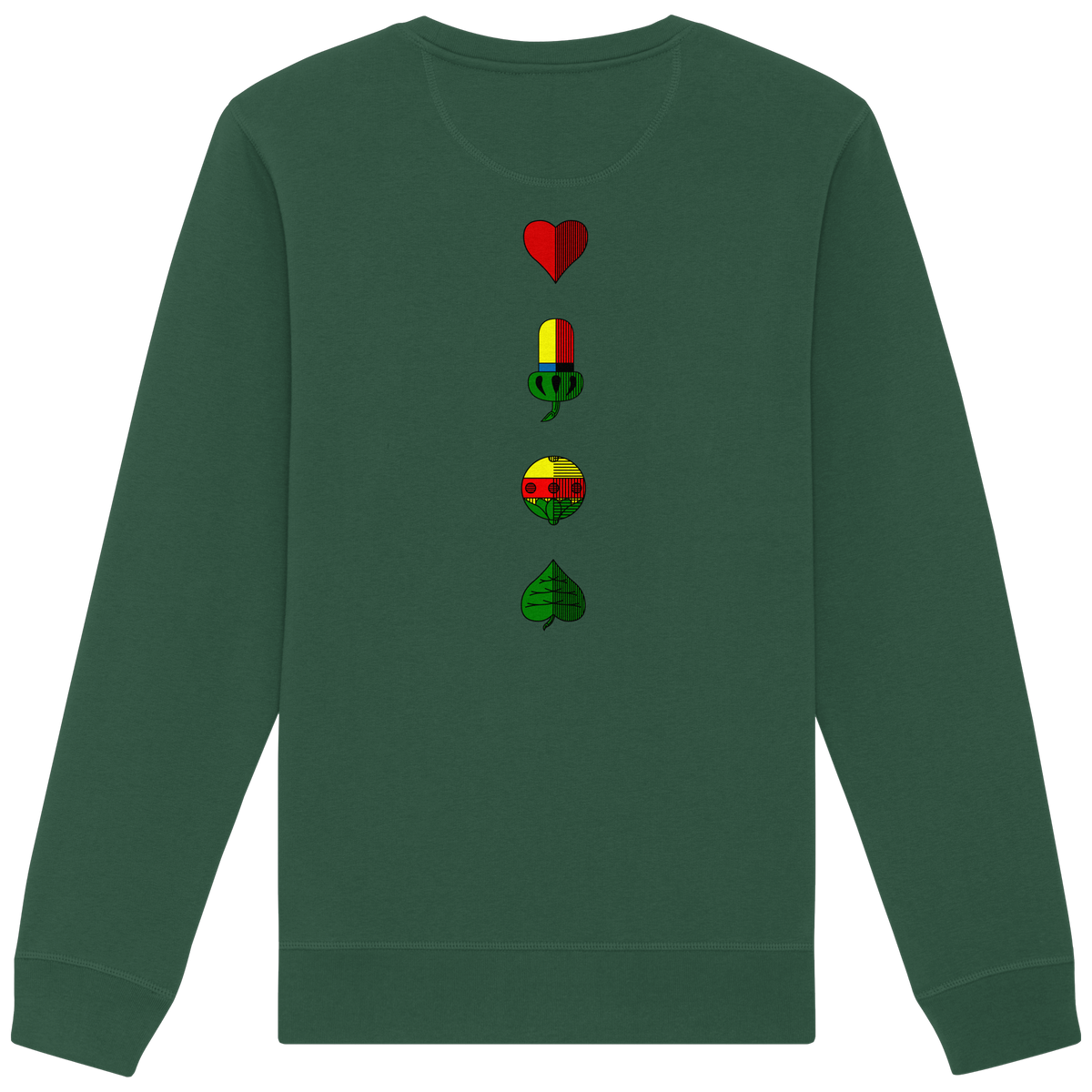 Sweatshirt "Alle Farben Rücken"