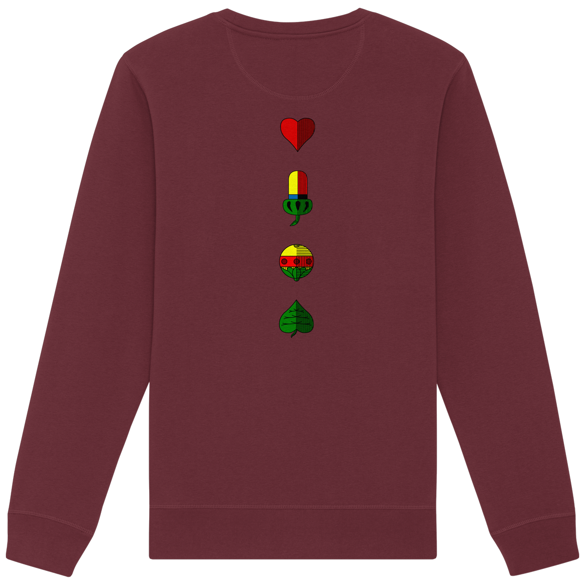 Sweatshirt "Alle Farben Rücken"