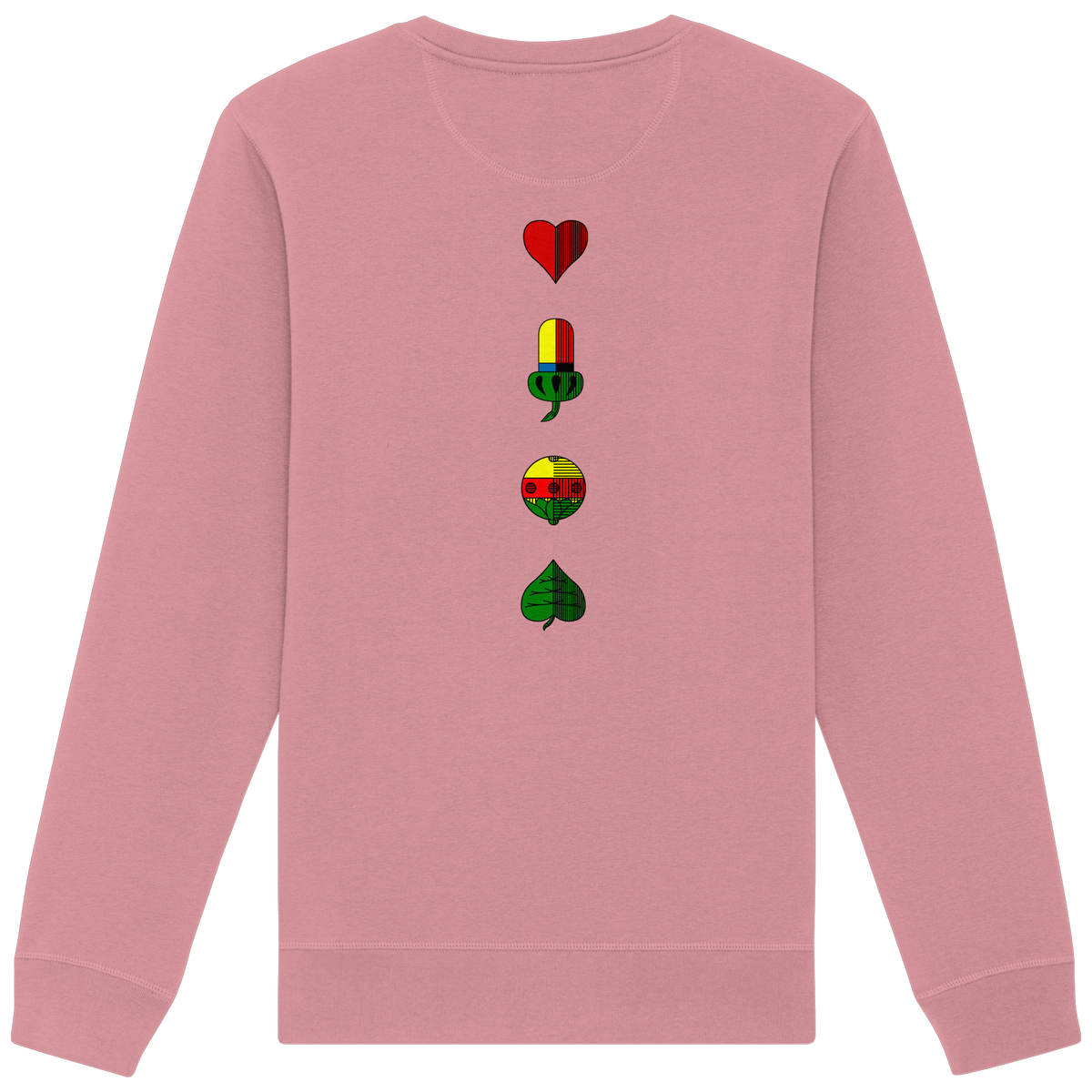 Sweatshirt "Alle Farben Rücken"