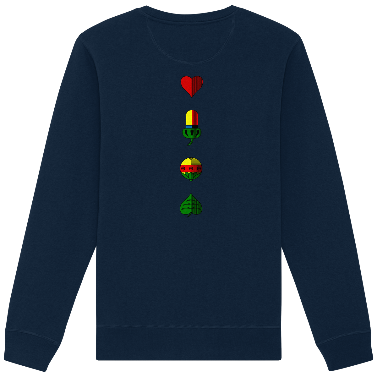 Sweatshirt "Alle Farben Rücken"