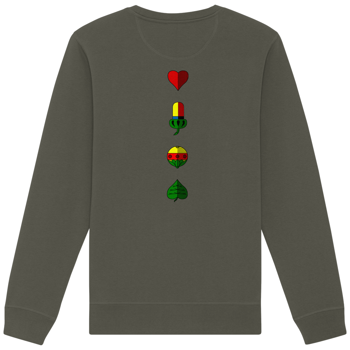Sweatshirt "Alle Farben Rücken"