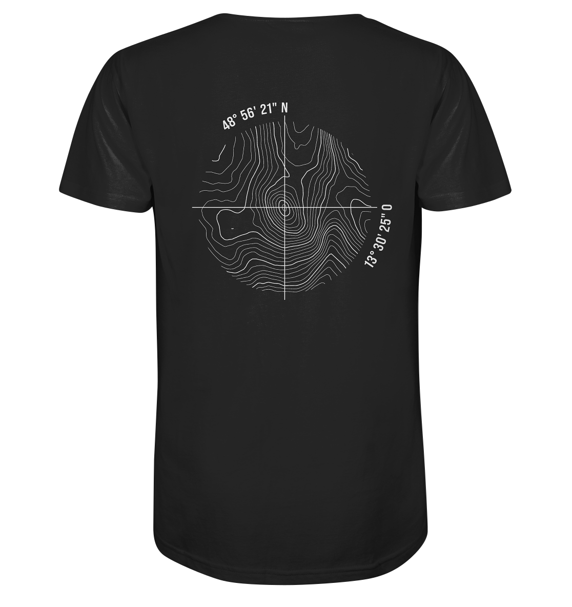 T-Shirt "Topografie Lusen" (Dark)