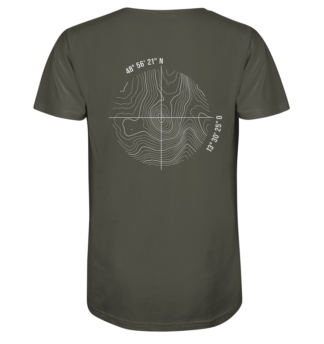 T-Shirt "Topografie Lusen" (Dark)