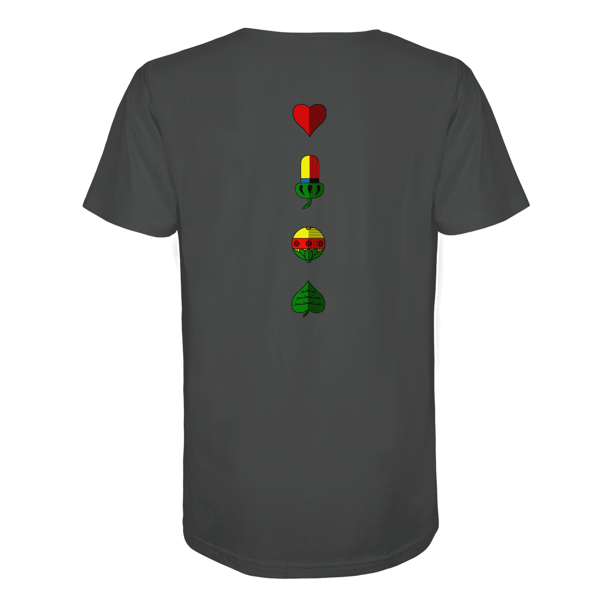 T-Shirt "Alle Farben Rücken"