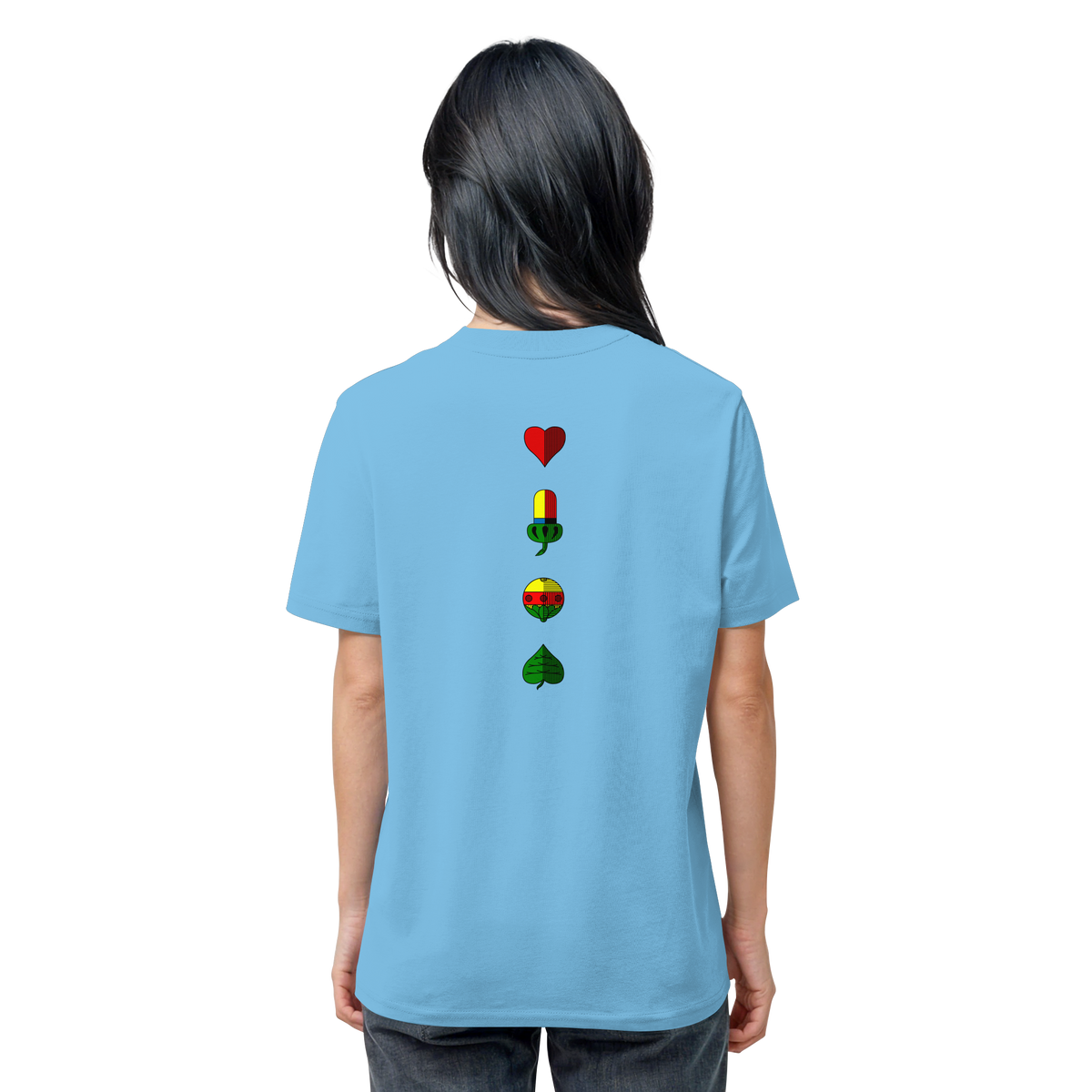 T-Shirt "Alle Farben Rücken"
