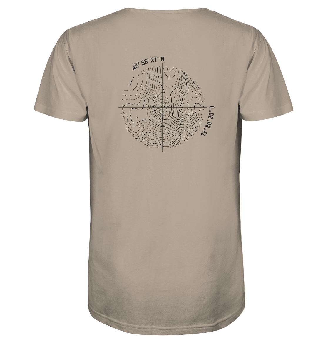 T-Shirt "Topografie Lusen"