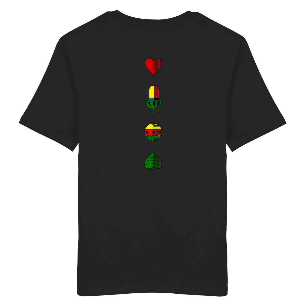 T-Shirt "Alle Farben Rücken"