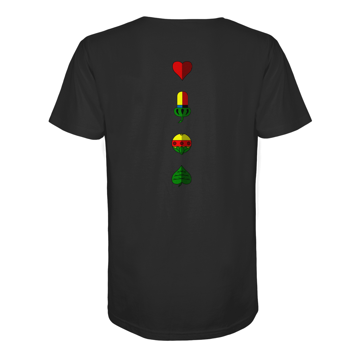 T-Shirt "Alle Farben Rücken"