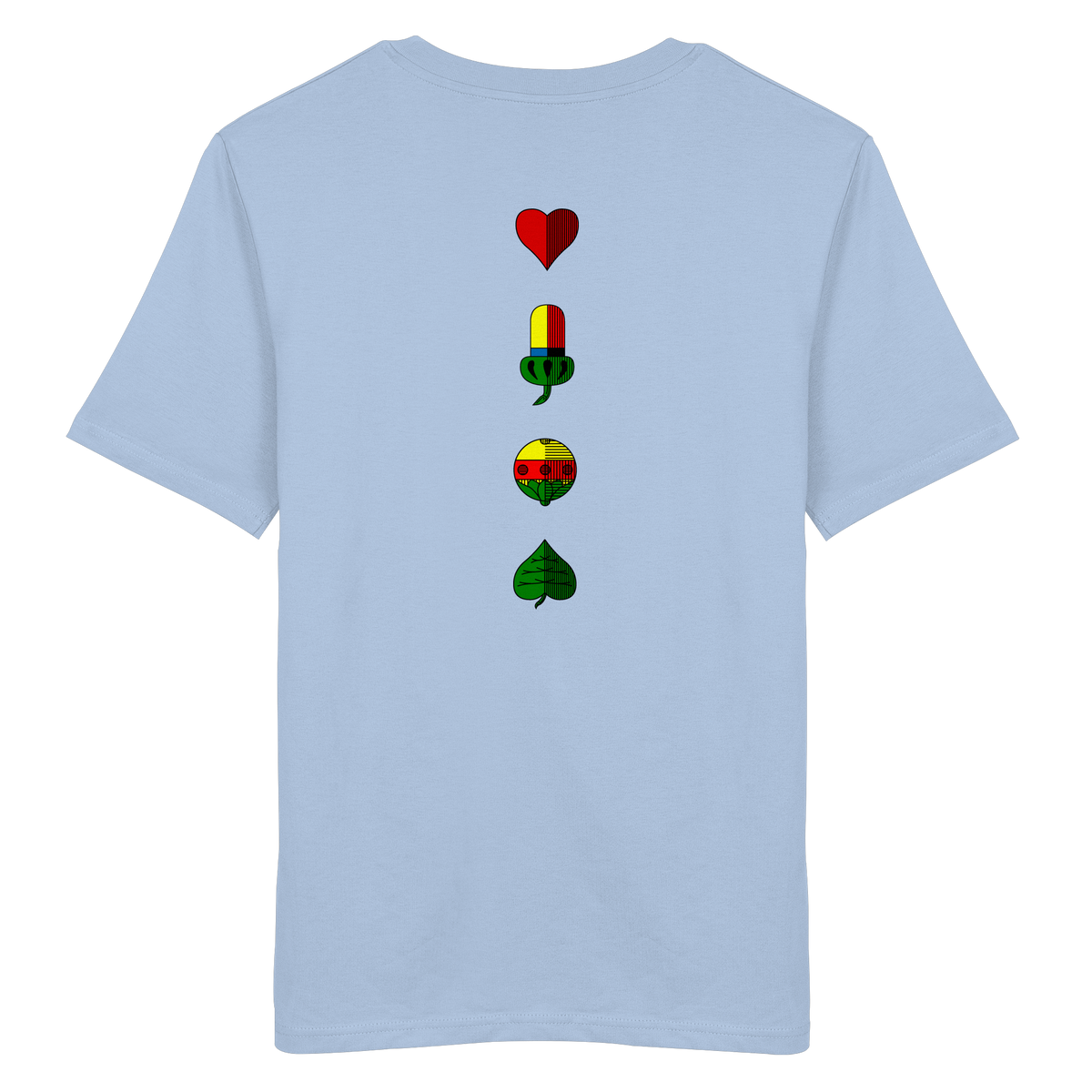 T-Shirt "Alle Farben Rücken"