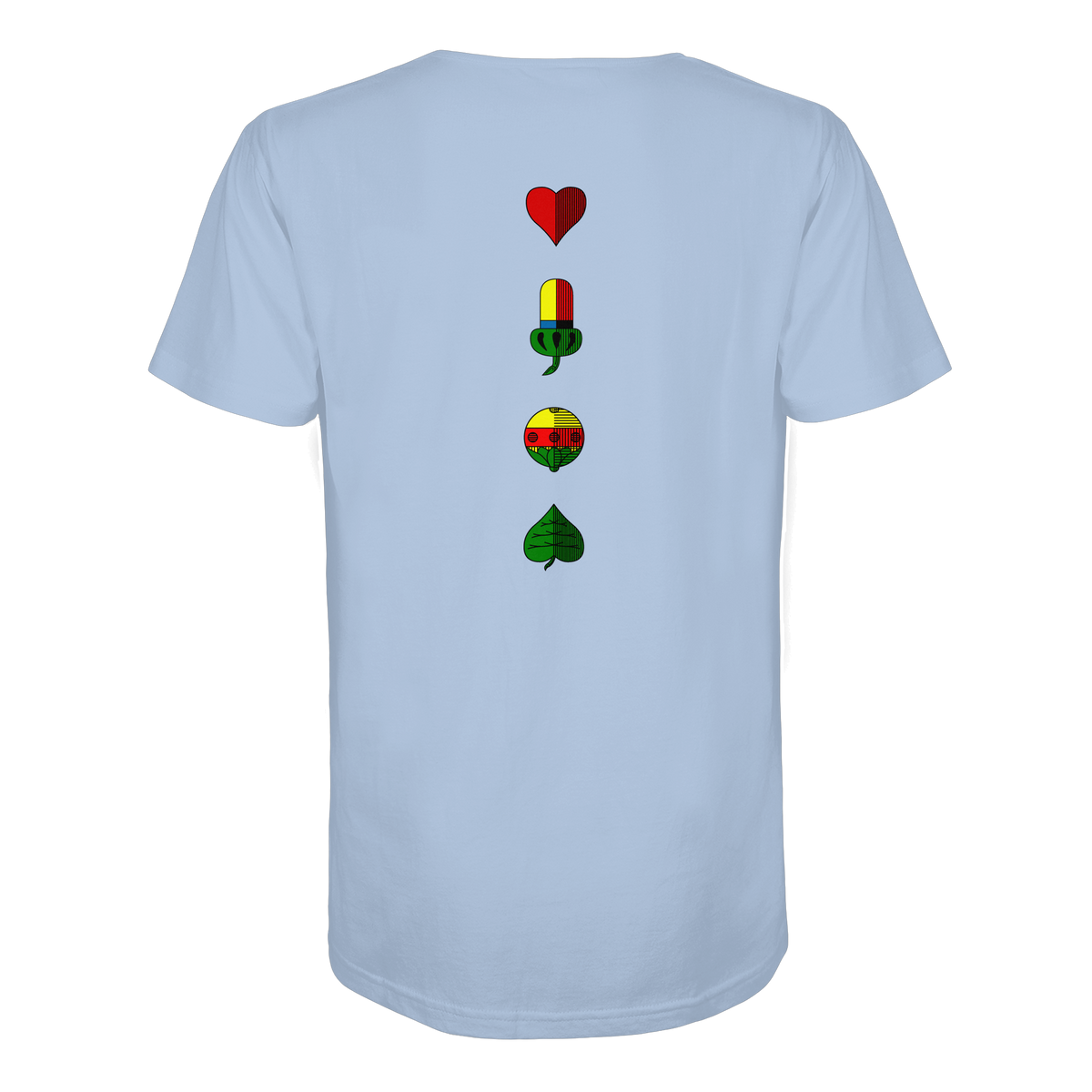 T-Shirt "Alle Farben Rücken"