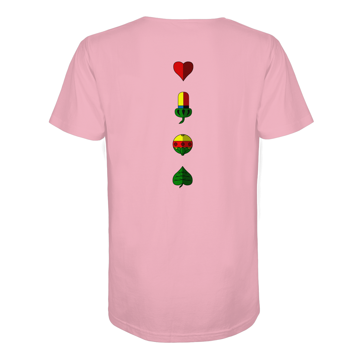 T-Shirt "Alle Farben Rücken"