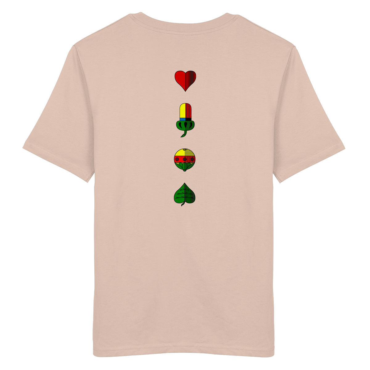 T-Shirt "Alle Farben Rücken"