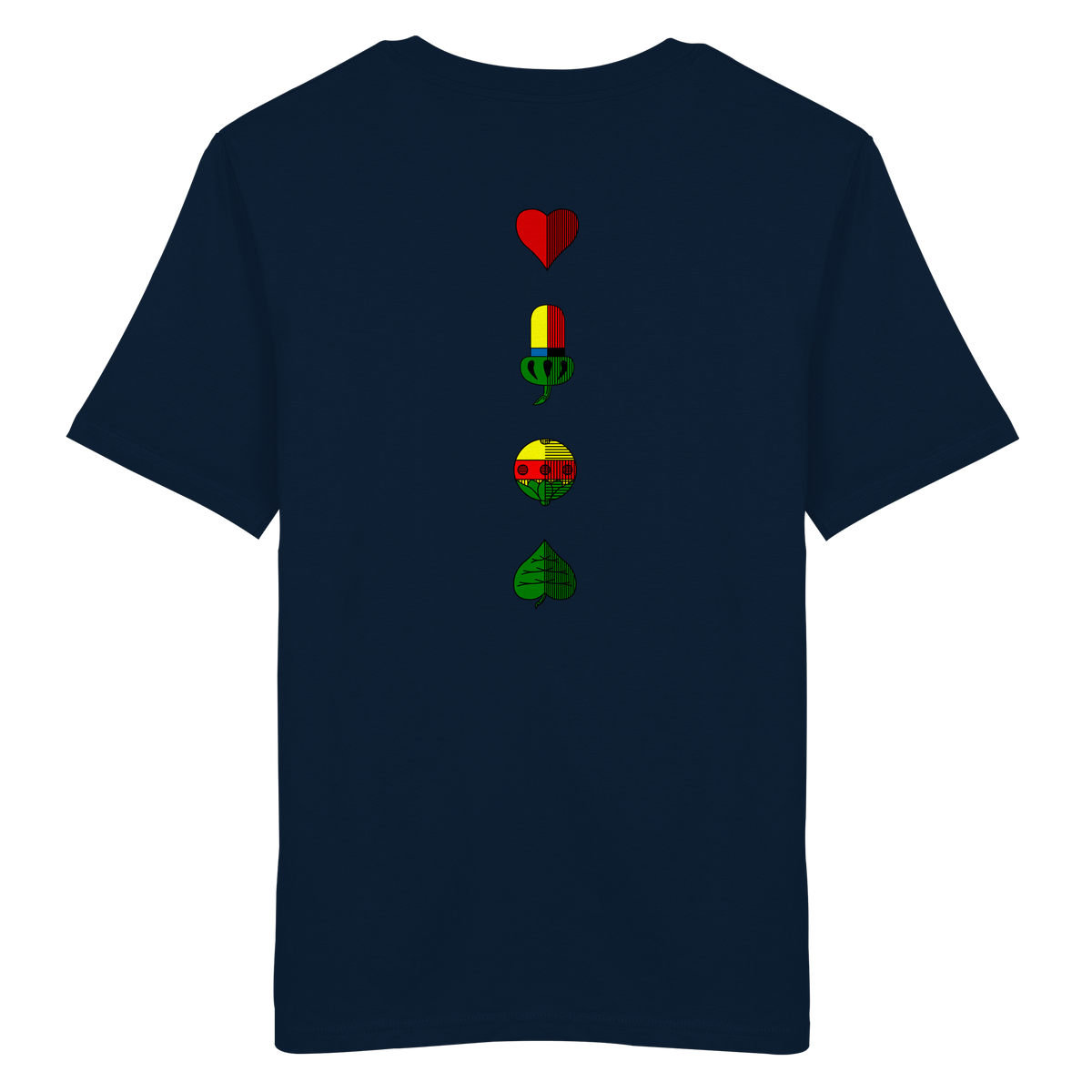 T-Shirt "Alle Farben Rücken"