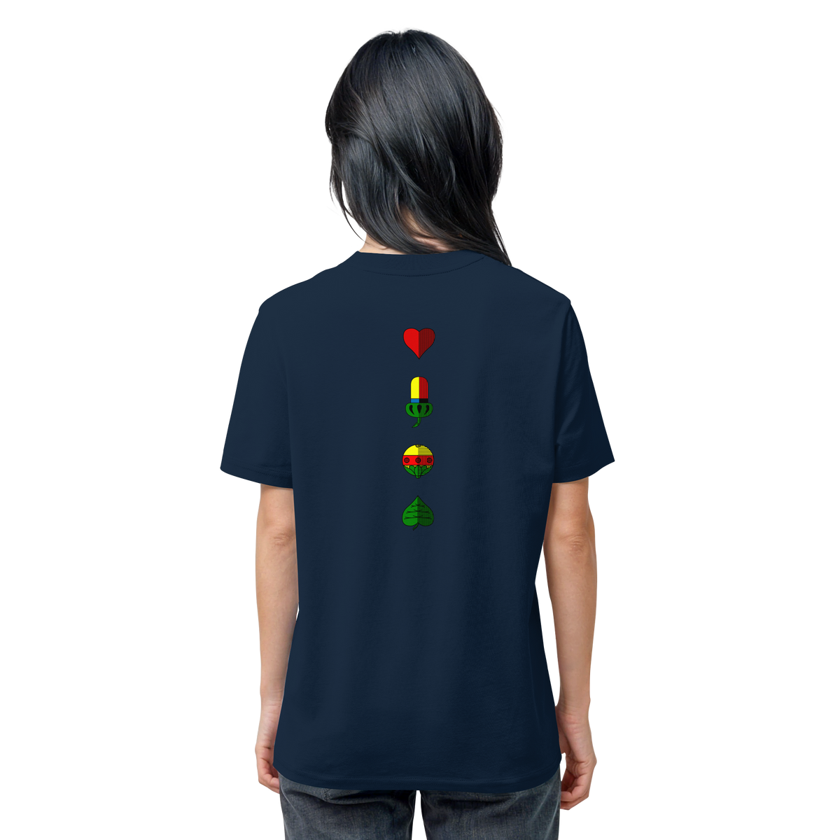 T-Shirt "Alle Farben Rücken"