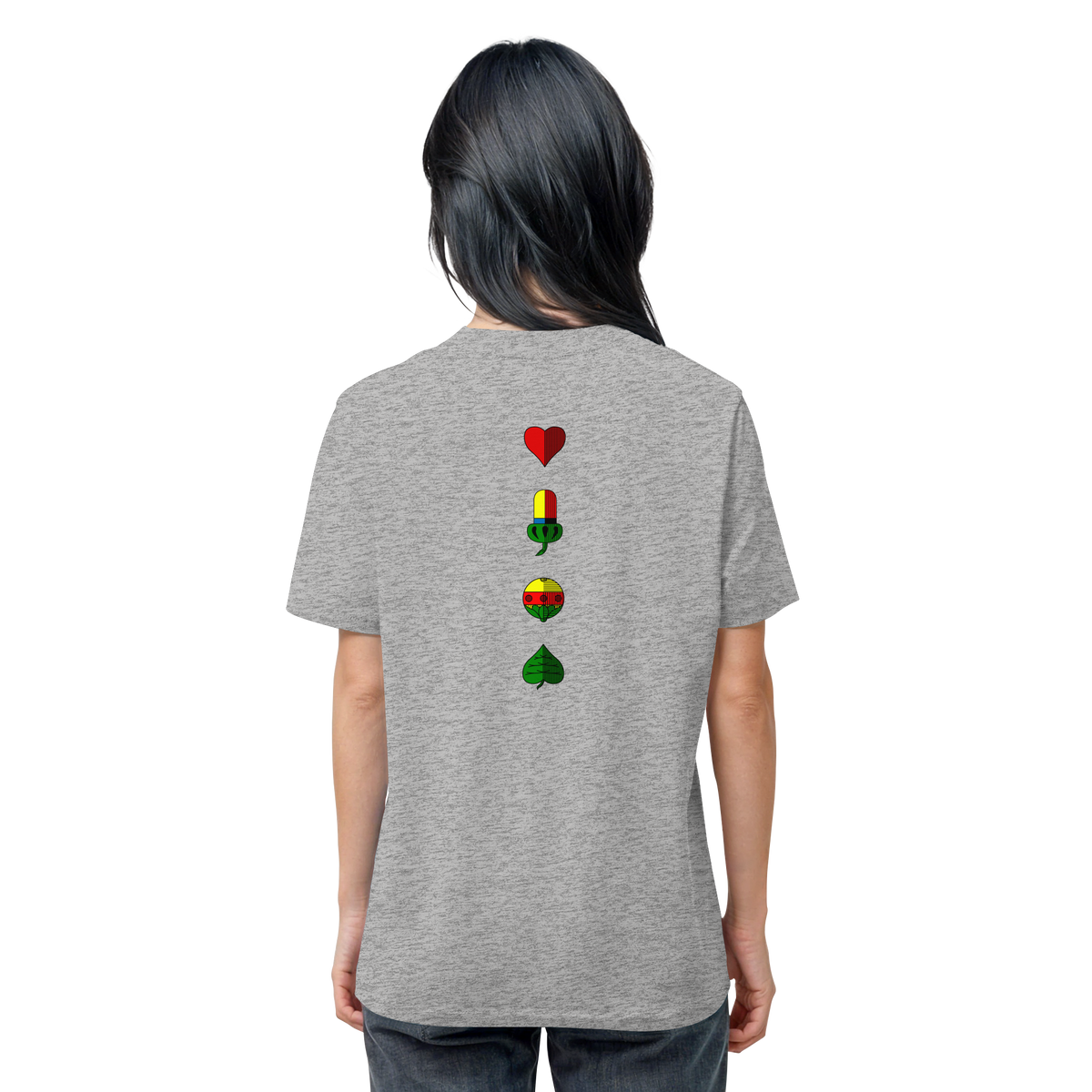 T-Shirt "Alle Farben Rücken"