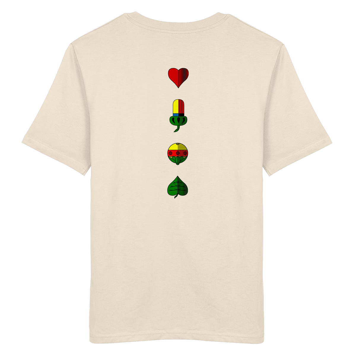T-Shirt "Alle Farben Rücken"