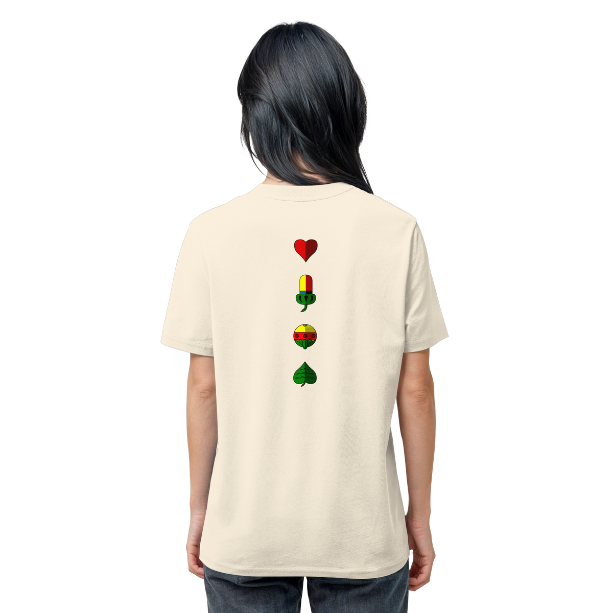 T-Shirt "Alle Farben Rücken"
