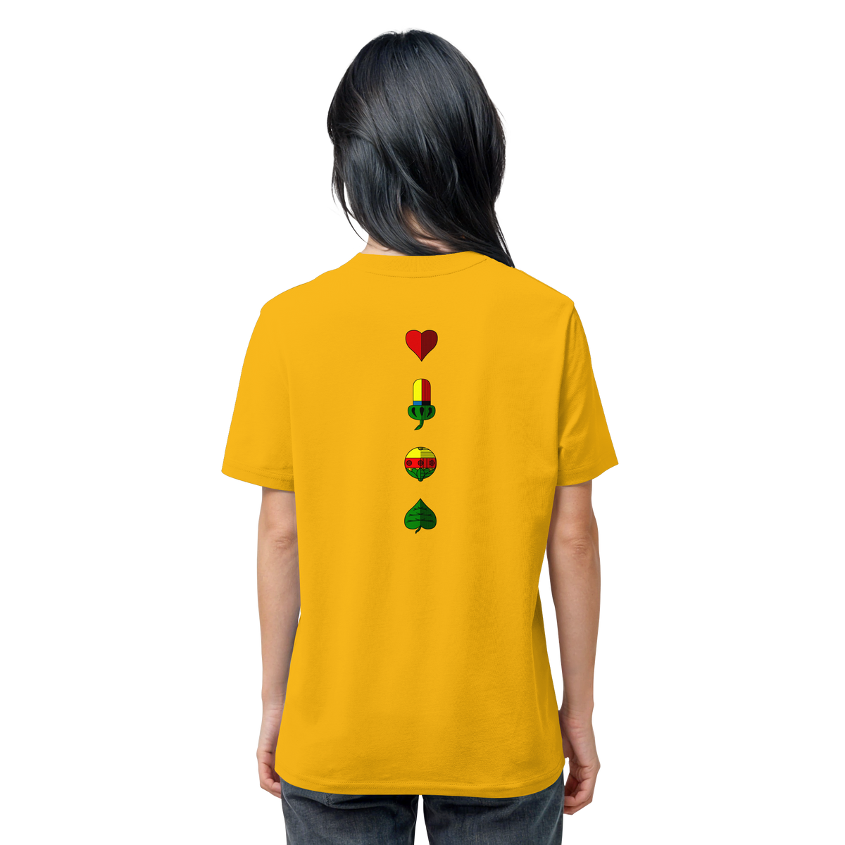 T-Shirt "Alle Farben Rücken"