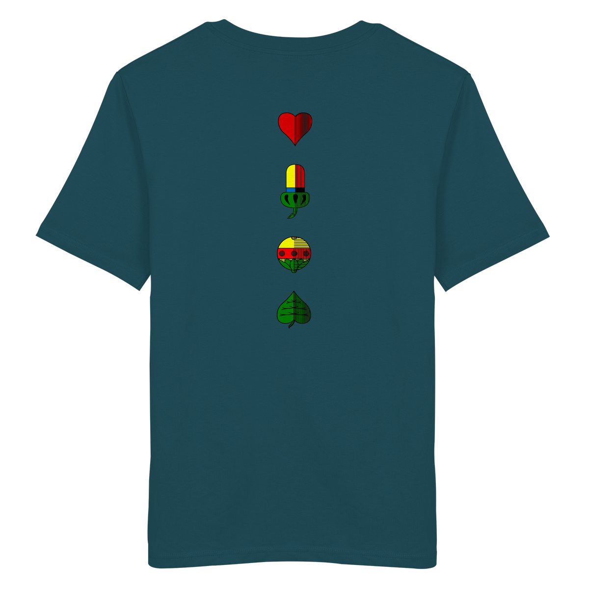 T-Shirt "Alle Farben Rücken"