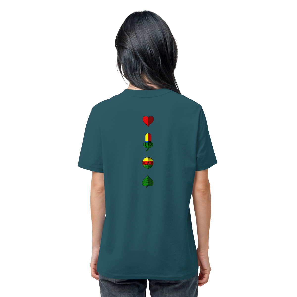 T-Shirt "Alle Farben Rücken"