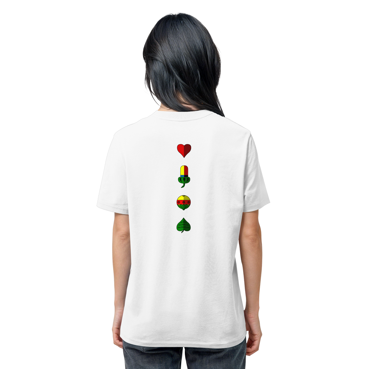 T-Shirt "Alle Farben Rücken"