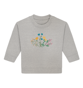 Baby Sweatshirt "Blumenwiese"