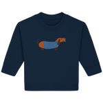 Lade das Bild in den Galerie-Viewer, Dackel - Baby Organic Sweatshirt
