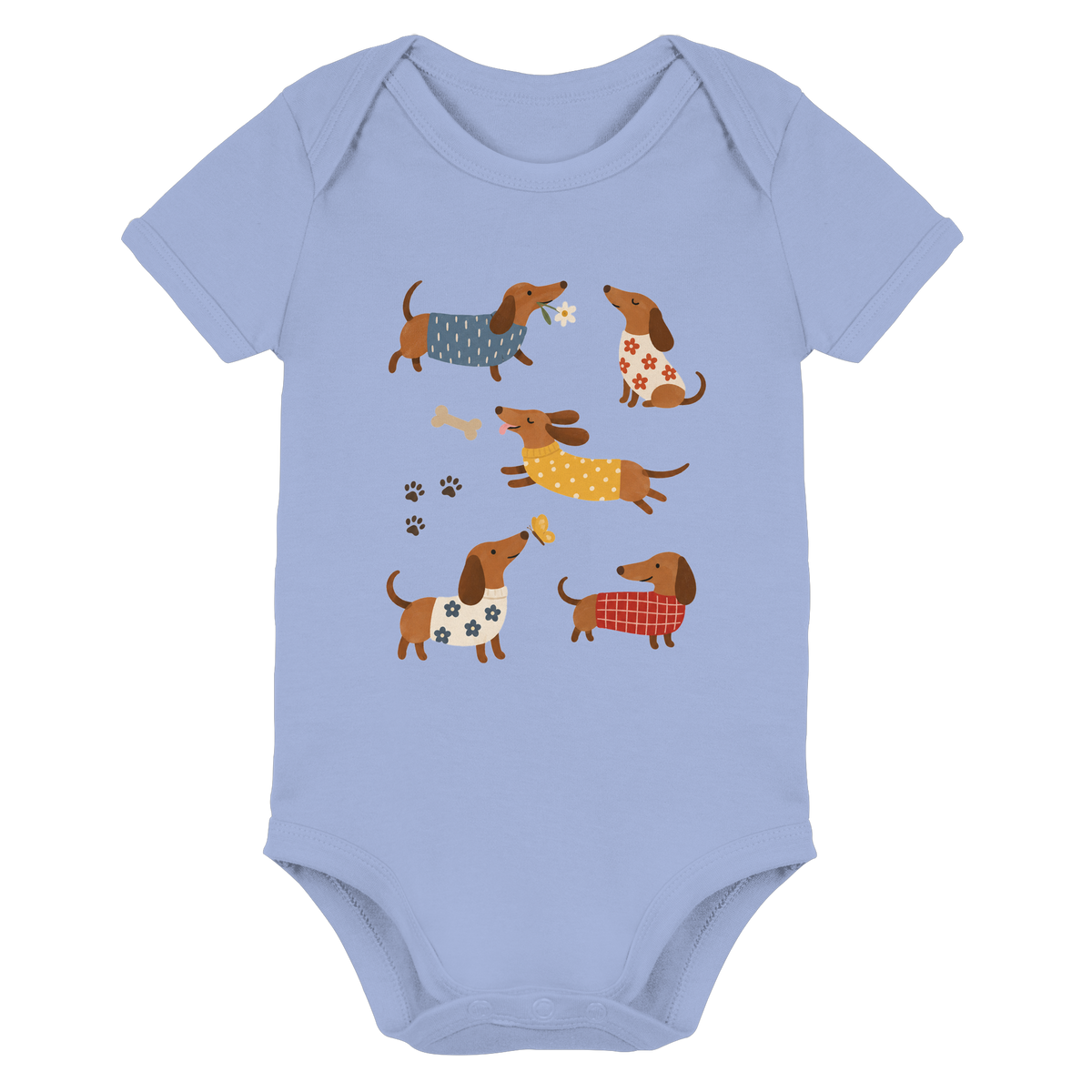 Dackelparty - Organic Baby Bodysuit