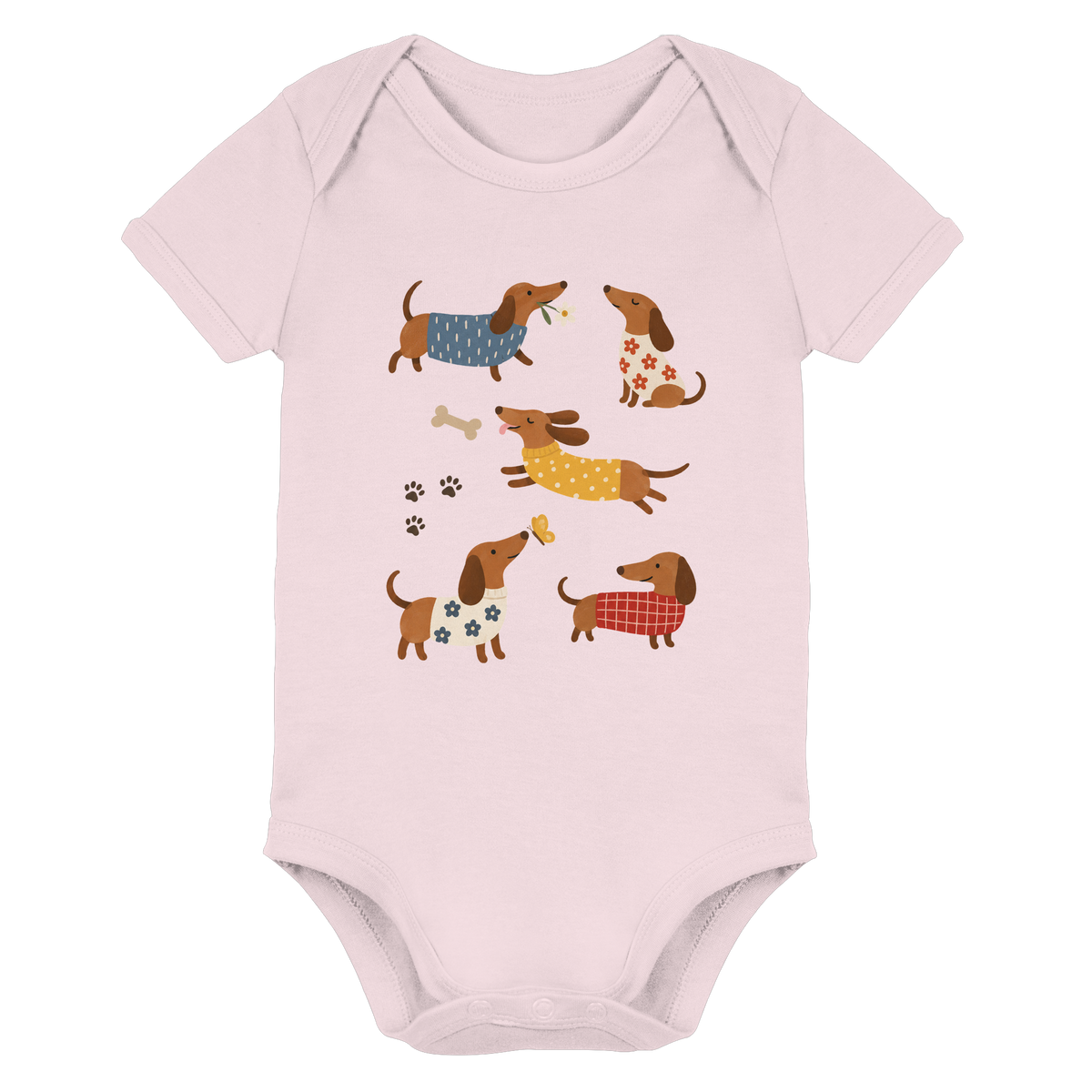 Dackelparty - Organic Baby Bodysuit