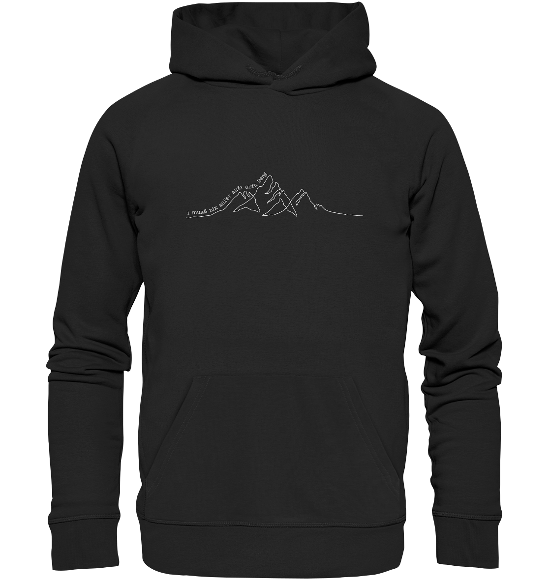 Hoodie "Aufe aufn Berg" (Dark)