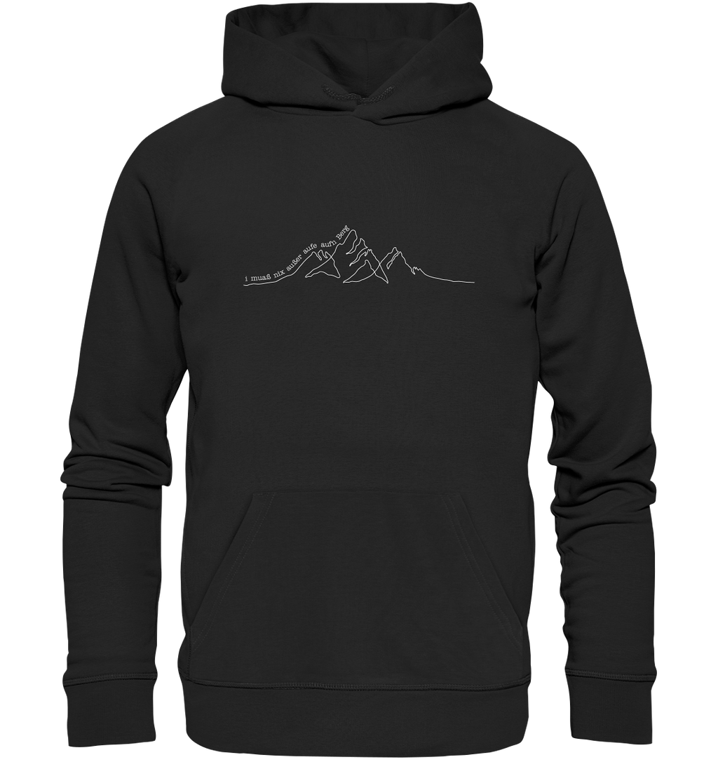 Hoodie "Aufe aufn Berg" (Dark)