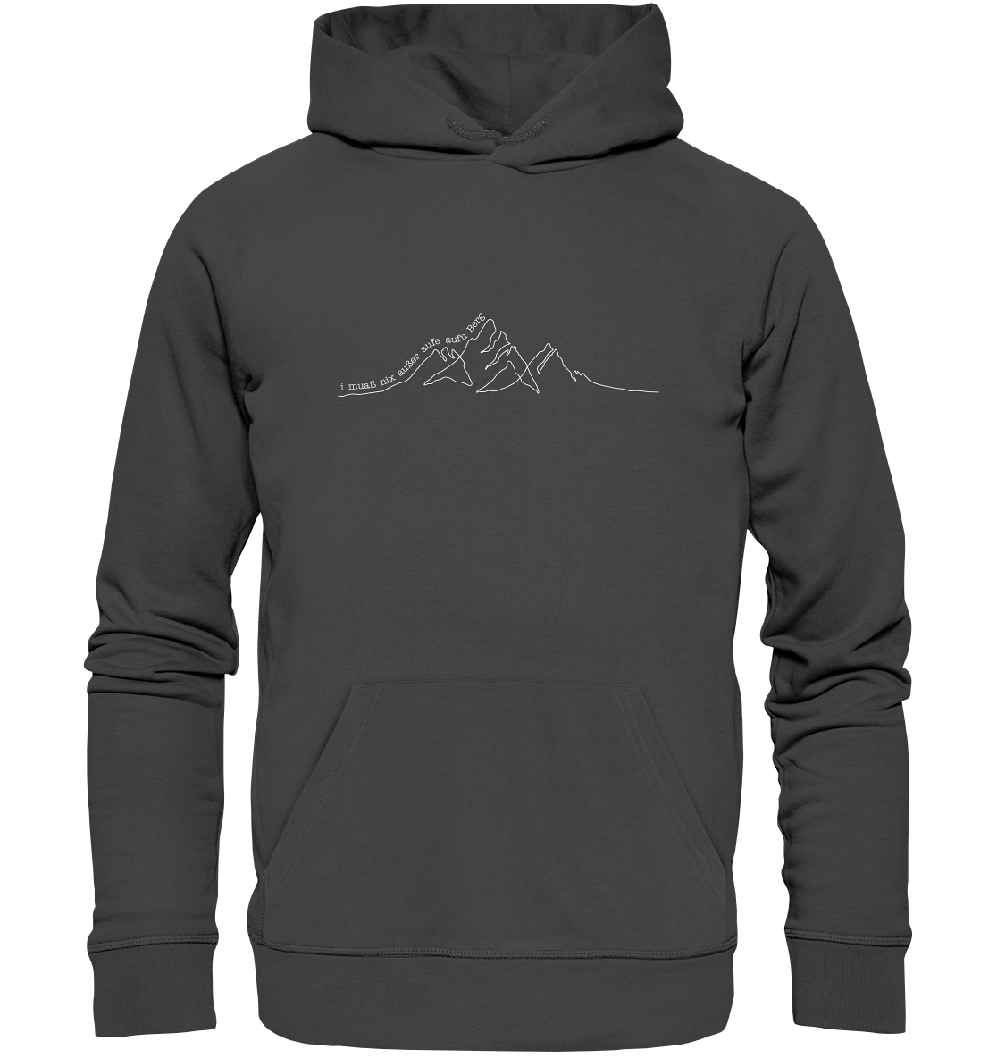 Hoodie "Aufe aufn Berg" (Dark)