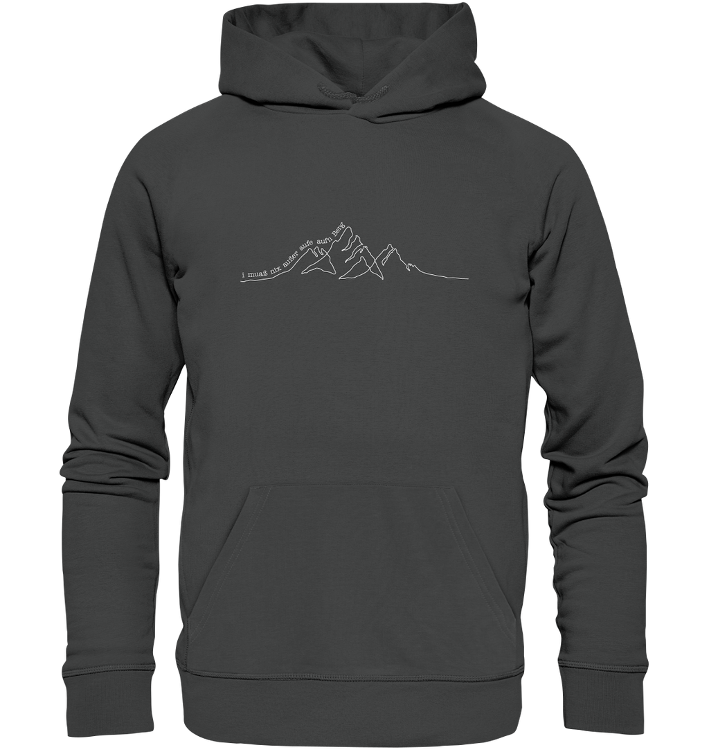 Hoodie "Aufe aufn Berg" (Dark)