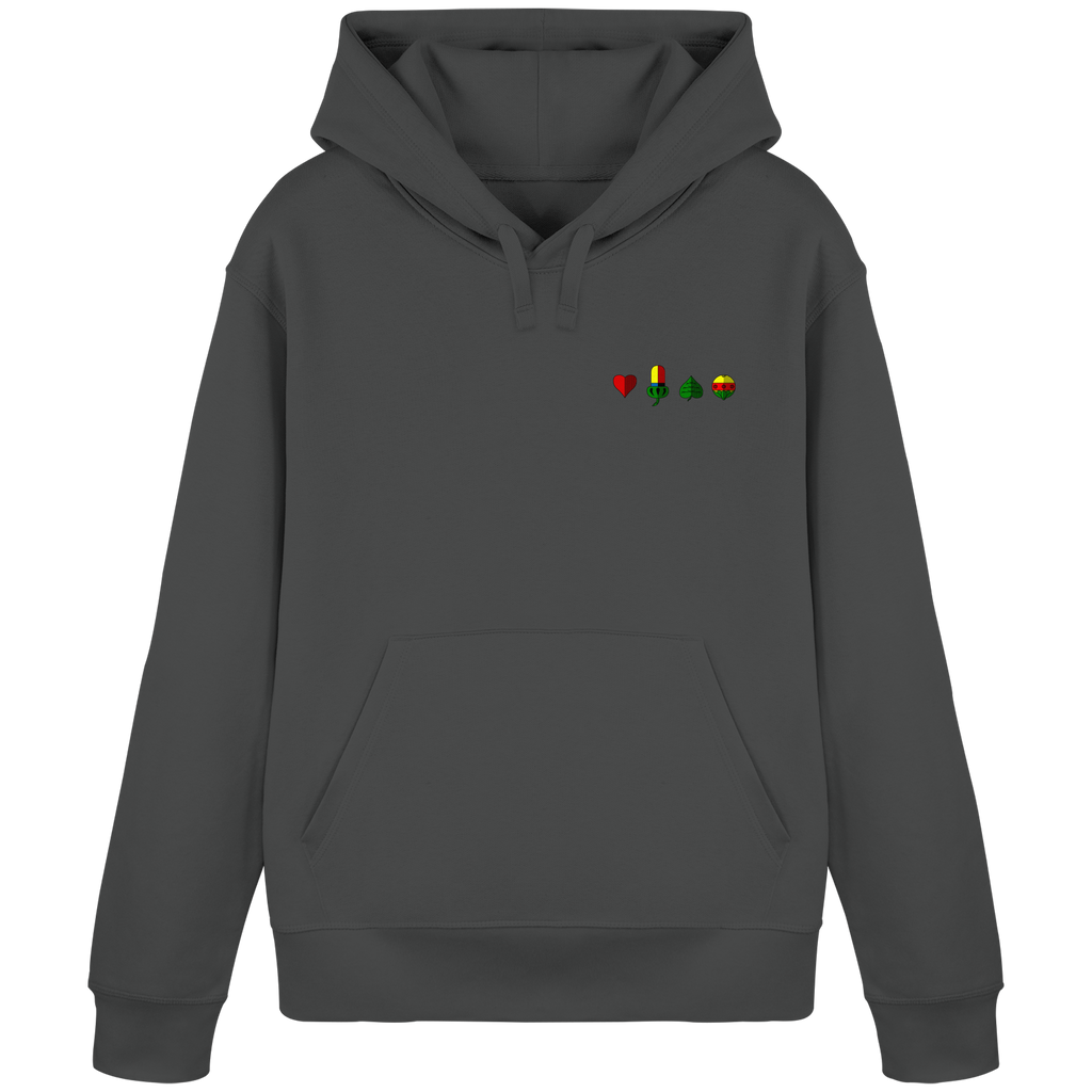 Hoodie "Alle Farben linear"