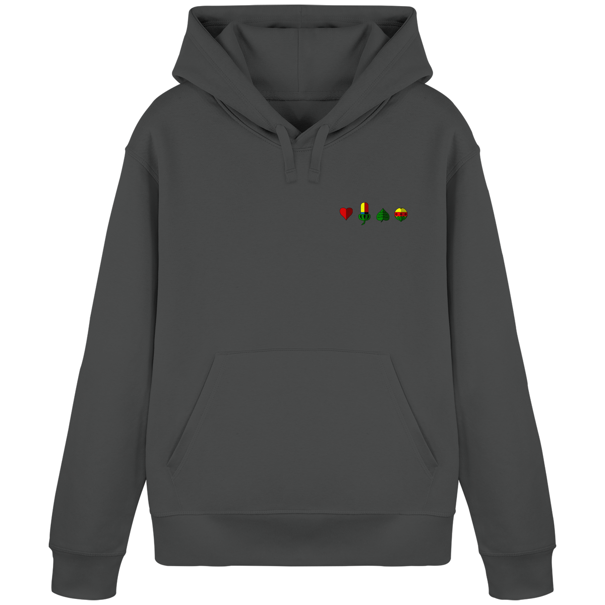 Hoodie "Alle Farben linear"