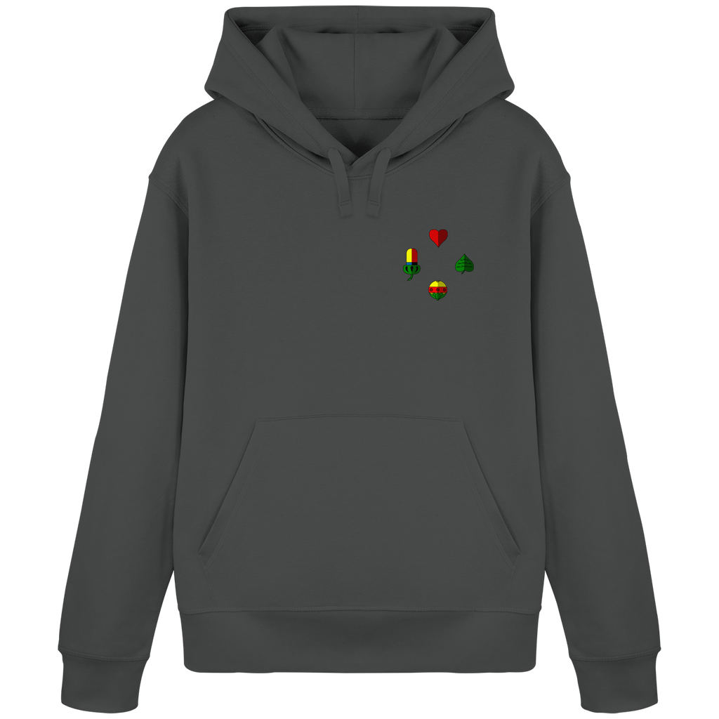 Hoodie "Alle vier Farben"