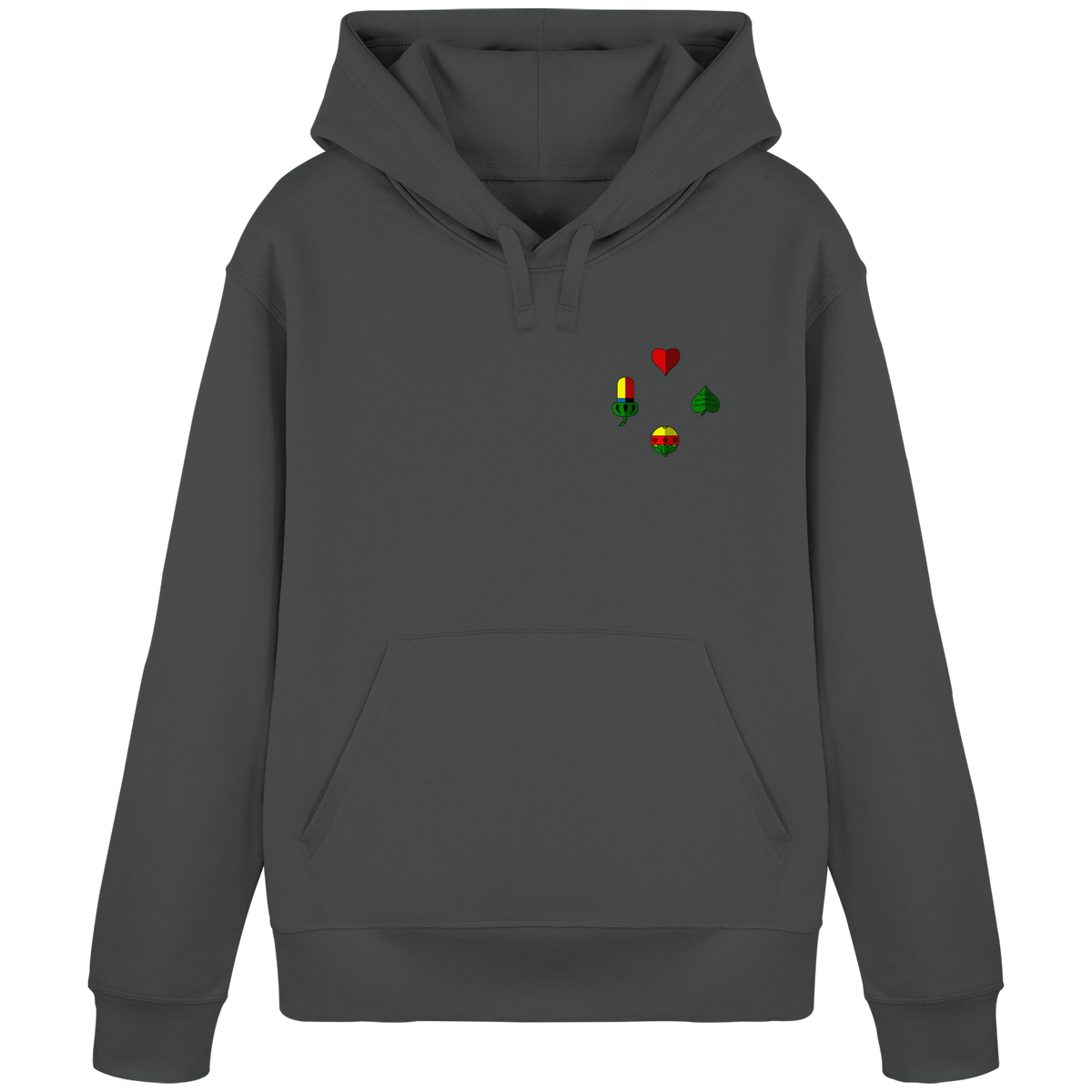 Hoodie "Alle vier Farben"