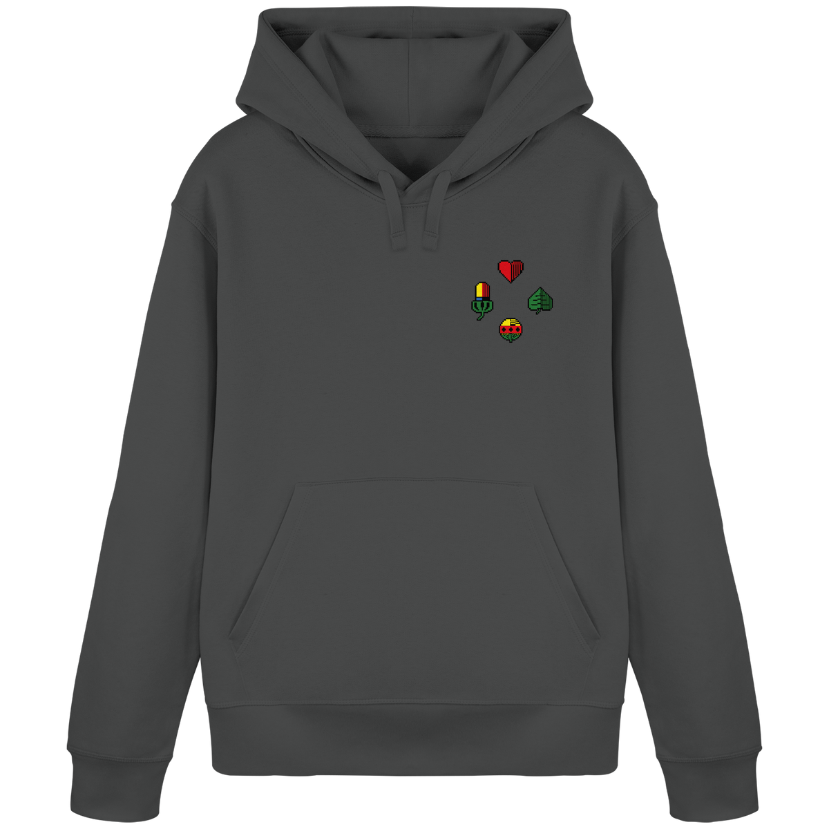 Hoodie "Alle Farben Pixel"