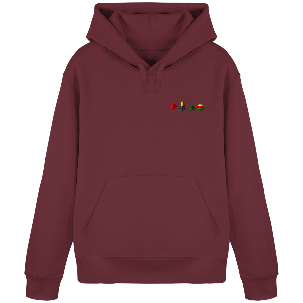 Hoodie "Alle Farben linear"
