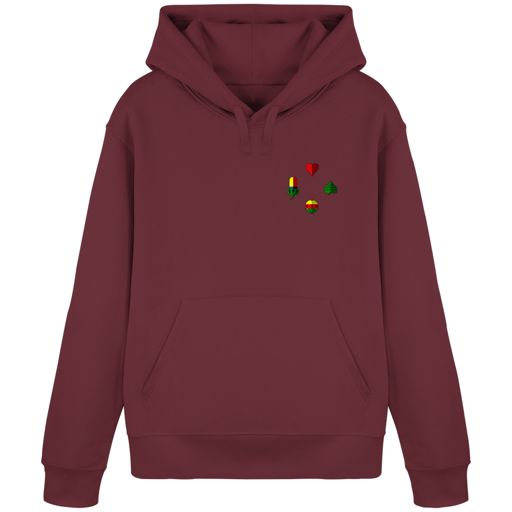 Hoodie "Alle vier Farben"